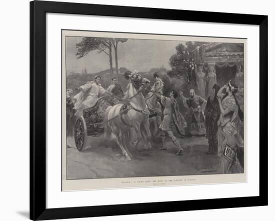 Ben-Hur, at Drury Lane, the Scene at the Fountain of Castalia-G.S. Amato-Framed Giclee Print