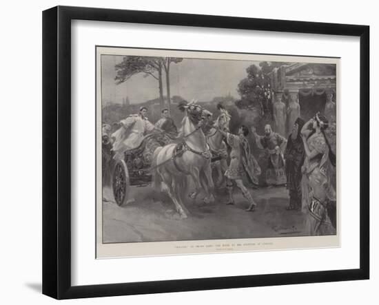 Ben-Hur, at Drury Lane, the Scene at the Fountain of Castalia-G.S. Amato-Framed Giclee Print