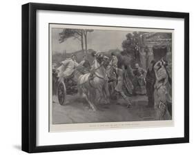 Ben-Hur, at Drury Lane, the Scene at the Fountain of Castalia-G.S. Amato-Framed Giclee Print