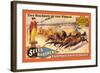 Ben Hur Chariot Races: Sells Brothers' Enormous United Shows-null-Framed Art Print