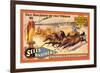 Ben Hur Chariot Races: Sells Brothers' Enormous United Shows-null-Framed Art Print