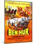 Ben-Hur, Charlton Heston, (French Poster Art), 1959-null-Mounted Art Print