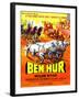 Ben-Hur, Charlton Heston, (French Poster Art), 1959-null-Framed Art Print