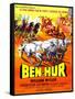 Ben-Hur, Charlton Heston, (French Poster Art), 1959-null-Framed Stretched Canvas