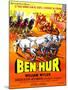 Ben-Hur, Charlton Heston, (French Poster Art), 1959-null-Mounted Art Print