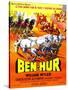 Ben-Hur, Charlton Heston, (French Poster Art), 1959-null-Stretched Canvas