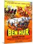 Ben-Hur, Charlton Heston, (French Poster Art), 1959-null-Mounted Art Print