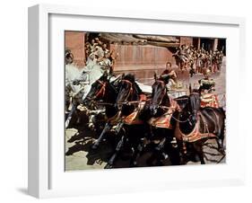 Ben-Hur, Charlton Heston, Stephen Boyd, 1959-null-Framed Photo