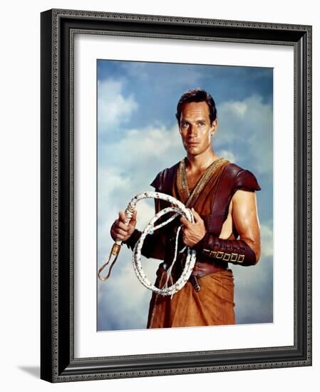 Ben-Hur, Directed by William Wyler, Charlton Heston, 1959-null-Framed Photo