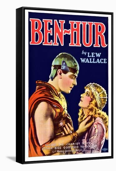 Ben-Hur Movie Ramon Novarro Poster Print-null-Framed Stretched Canvas