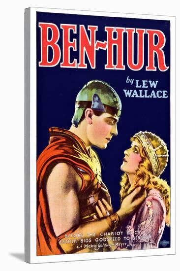 Ben-Hur Movie Ramon Novarro Poster Print-null-Stretched Canvas