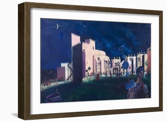 Ben Hur, Night Filming at Cinecitta, 1962-Bettina Shaw-Lawrence-Framed Giclee Print