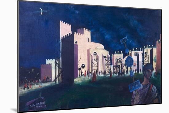 Ben Hur, Night Filming at Cinecitta, 1962-Bettina Shaw-Lawrence-Mounted Giclee Print