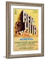 Ben-Hur, Spanish Poster Art, 1959-null-Framed Art Print