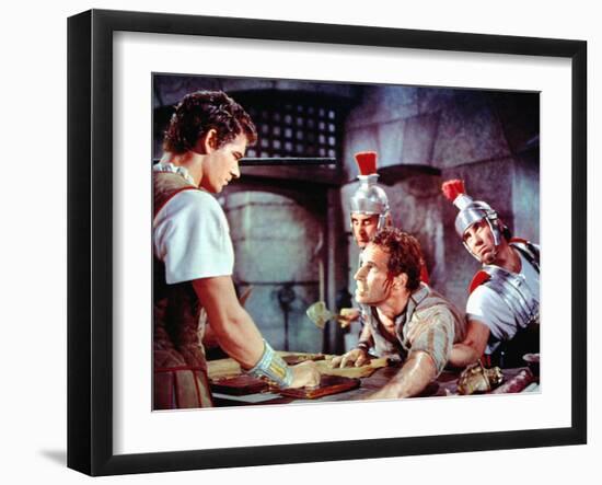 Ben-Hur, Stephen Boyd, Charlton Heston, 1959-null-Framed Photo