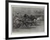 Ben-Hur, the New Drama at Drury Lane, the Chariot Race-Frank Dadd-Framed Premium Giclee Print