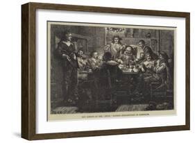 Ben Jonson at the Devil Tavern, Introduction of Randolph-J.M.L. Ralston-Framed Giclee Print