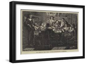 Ben Jonson at the Devil Tavern, Introduction of Randolph-J.M.L. Ralston-Framed Giclee Print