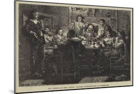 Ben Jonson at the Devil Tavern, Introduction of Randolph-J.M.L. Ralston-Mounted Giclee Print