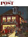 "Clubhouse on Rainy Day," Saturday Evening Post Cover, July 8, 1961-Ben Kimberly Prins-Giclee Print