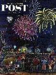 "Fireworks" Saturday Evening Post Cover, July 4, 1953-Ben Kimberly Prins-Giclee Print