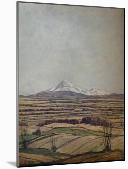 'Ben Ledi', 1911 (1935)-David Young Cameron-Mounted Giclee Print