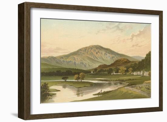 Ben Ledi from Callander Bridge-English School-Framed Giclee Print