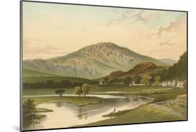 Ben Ledi from Callander Bridge-English School-Mounted Giclee Print