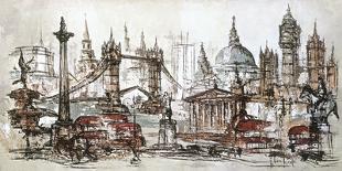 London Landmarks-Ben Maile-Giclee Print