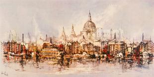 Thameside-Ben Maile-Stretched Canvas