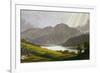 Ben Nevis, Plate XII from "Scenery of the Grampian Mountains," Exhibited 1811, Published 1819-George Fennel Robson-Framed Giclee Print