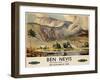 Ben Nevis, Poster Advertising British Railways, C.1955-null-Framed Giclee Print