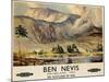 Ben Nevis, Poster Advertising British Railways, C.1955-null-Mounted Giclee Print