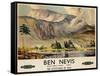 Ben Nevis, Poster Advertising British Railways, C.1955-null-Framed Stretched Canvas