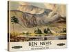 Ben Nevis, Poster Advertising British Railways, C.1955-null-Stretched Canvas