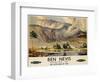 Ben Nevis, Poster Advertising British Railways, C.1955-null-Framed Premium Giclee Print