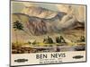 Ben Nevis, Poster Advertising British Railways, C.1955-null-Mounted Premium Giclee Print