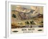 Ben Nevis, Poster Advertising British Railways, C.1955-null-Framed Giclee Print