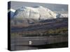 Ben Nevis Range, Seen from Loch Eil, Grampians, Western Scotland, United Kingdom, Europe-Tony Waltham-Stretched Canvas