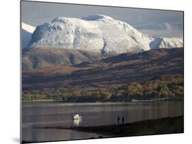 Ben Nevis Range, Seen from Loch Eil, Grampians, Western Scotland, United Kingdom, Europe-Tony Waltham-Mounted Photographic Print