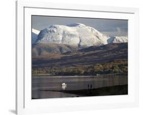 Ben Nevis Range, Seen from Loch Eil, Grampians, Western Scotland, United Kingdom, Europe-Tony Waltham-Framed Photographic Print