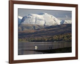 Ben Nevis Range, Seen from Loch Eil, Grampians, Western Scotland, United Kingdom, Europe-Tony Waltham-Framed Photographic Print