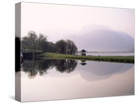 Ben Nevis Reflected in the Caledonian Canal, Early Morning, Corpach, Western Highlands, Scotland-Lee Frost-Stretched Canvas