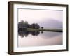 Ben Nevis Reflected in the Caledonian Canal, Early Morning, Corpach, Western Highlands, Scotland-Lee Frost-Framed Photographic Print