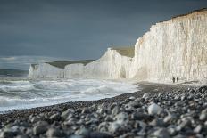 Birling Gap and the Seven Sisters chalk cliffs, East Sussex, South Downs National Park, England-Ben Pipe-Laminated Photographic Print