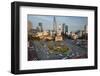 Ben Thanh roundabout, Ho Chi Minh City, Saigon, Vietnam-David Wall-Framed Photographic Print