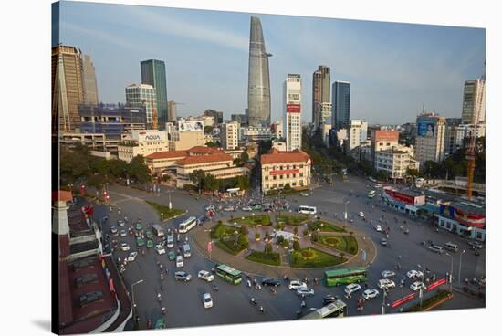 Ben Thanh roundabout, Ho Chi Minh City, Saigon, Vietnam-David Wall-Stretched Canvas
