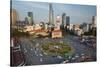 Ben Thanh roundabout, Ho Chi Minh City, Saigon, Vietnam-David Wall-Stretched Canvas