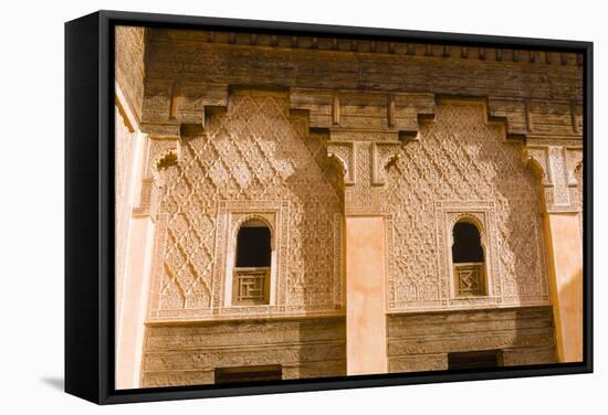 Ben Youssef Madrasa, a Koranic School, Marrakech, Morocco-Nico Tondini-Framed Stretched Canvas