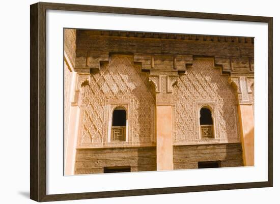 Ben Youssef Madrasa, a Koranic School, Marrakech, Morocco-Nico Tondini-Framed Photographic Print